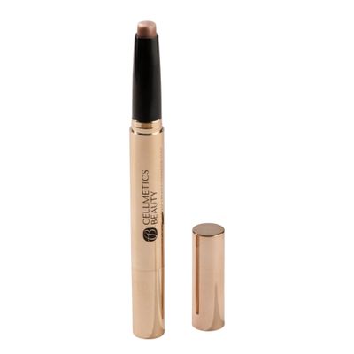 CELLMETICS BEAUTY Long-Wear Waterproof Cream Eyeshadow Stick (Champagne (03)) | Blendable Eye Makeup, Crease-Proof, Smooth-Glide | Eye Shadow for Older Women | Easy Application, Lift & Define