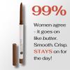 CELLMETICS Long-Wear Cream Eyeliner for Mature Women (Warm Brown (1)) - Water-Resistant, Long-Stay and Mess-Proof Eye Liner - Smudge Proof & Retractable Eyeliner Pencil for Older Women view 3