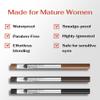 CELLMETICS Long-Wear Cream Eyeliner for Mature Women (Cold Brown (2)) - Water-Resistant, Long-Stay and Mess-Proof Eye Liner - Smudge Proof & Retractable Eyeliner Pencil for Older Women view 2