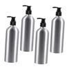 4 Pack Aluminum Lotion Bottles with Pump Head, 250ml Shampoo Dispenser view 1
