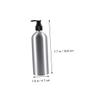 4 Pack Aluminum Lotion Bottles with Pump Head, 250ml Shampoo Dispenser view 3