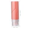 UTHCLO 4pcs Travel Silicone Bottles Set Refillable Containers for Shampoo Conditioner Lotion Lightweight and Durable Toiletry Travel Kits with Storage Bag view 2