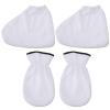 Healvian 4pcs Paraffin Wax Hand Gloves Foot Booties for Nourishing Skin Care Soft Material Overnight Moisturizing Accessory for Women view 1