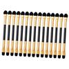 Didiseaon 15pcs Double-sided Eyeshadow Applicator Set for Women Portable Eye Brush Kit for Versatile Makeup Applications for Personal Use and Beauty Salons view 1