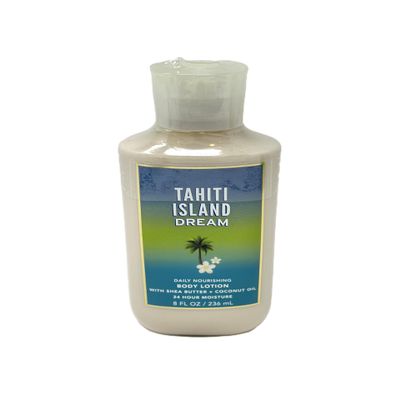 Bath and Body TAHITI ISLAND DREAM Daily Nourishing Body Lotion 8 fl oz / 236 ml with shea butter + coconut oil 24 hour moisture