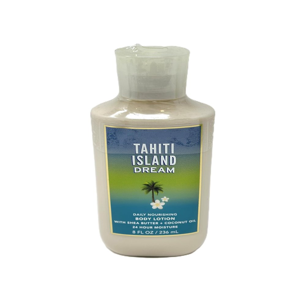 Bath and Body TAHITI ISLAND DREAM Daily Nourishing Body Lotion 8 fl oz / 236 ml with shea butter + coconut oil 24 hour moisture