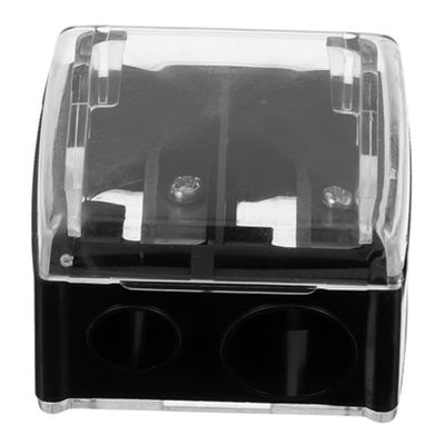LALADEFIEE 1pc Eyebrow Pen Sharpener Lip Liner Pencil Sharpener Double Hole Eyebrow