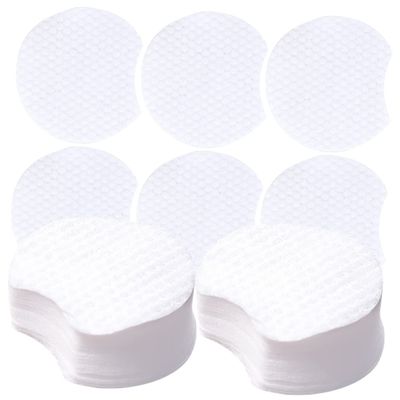 TOVINANNA 1200pcs Multi-use Makeup Removal Pads Half-Moon Design for Gentle Face Cleansing and Makeup Removal for Skin Types and Travel Comfortable and Practical for Daily Use