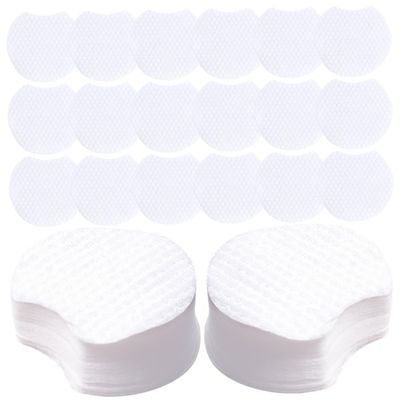 IWOWHERO Skin-Friendly Semicircular Makeup Remover Pads 1200pcs Disposable Facial Pads Women Makeup Wet Dry Use