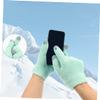 Beatifufu 2pairs Moisturizing Gel Gloves for Hand Care of Touchscreen Spa Mittens for Men and Women Infused for Soft for Home Use and Relaxation view 2