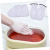 LALADEFIEE 4pcs Paraffin Wax Gloves Booties Foot Hand Spa Cover for Women Pedicure Supplies Waxing Kit Foot Care Spa Paraffin Wax Gloves view 2