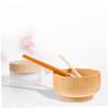 DIY Mask Bowl Set with Brush, Wooden 3 Piece Skincare Tool view 3