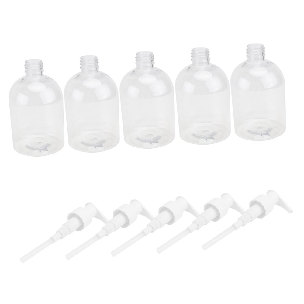 SKISUNO 5pcs Eco-Friendly Travel Bottles Dispenser Lotion Containers Shampoo Bottles Random Color