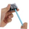 Gogogmee 1pc Eyebrow Pencil Sharpener Double Hole Cosmetic Sharpener for Lip Liner Eye Liner Pencils Compact Portable view 3