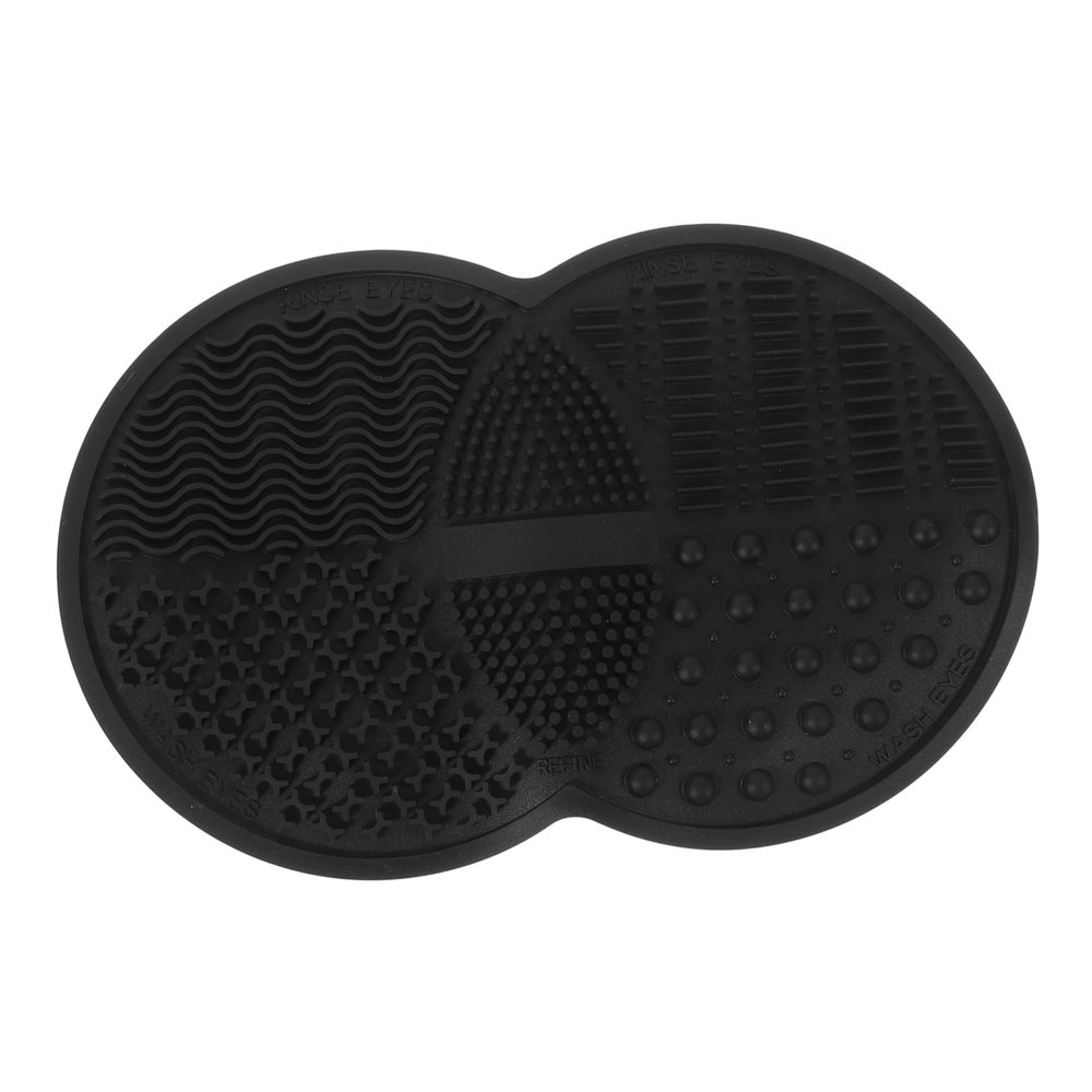 FOYTOKI Makeup Brush Cleaner Mat Multi-functional Silicone Cleaning Pad for Quick Makeup Tools Maintenance for Eyeshadow and Foundation Use for Women