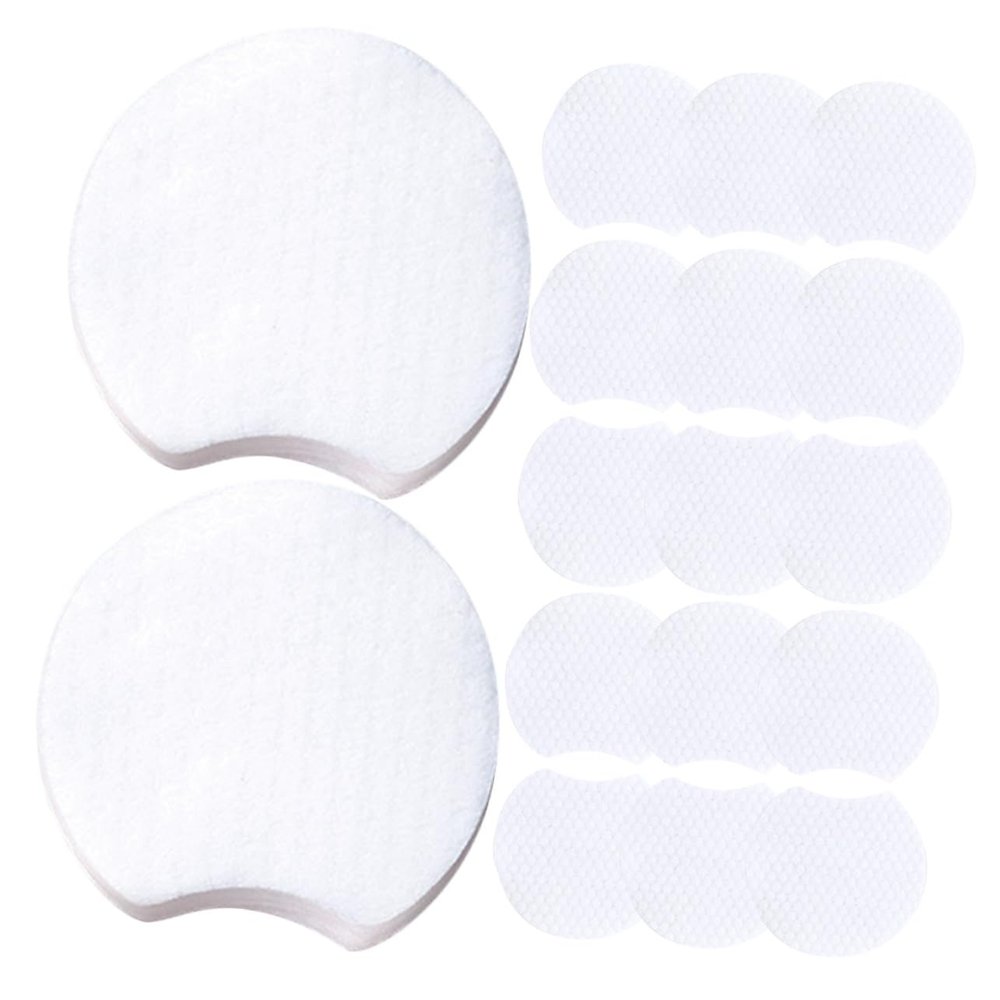 FOMIYES 1200pcs Supple Face Pads Makeup Cleaning Tools White Cotton Lint- Makeup Removal Pads for Daily Use