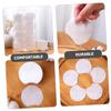 FOMIYES 1200pcs Supple Face Pads Makeup Cleaning Tools White Cotton Lint- Makeup Removal Pads for Daily Use view 2