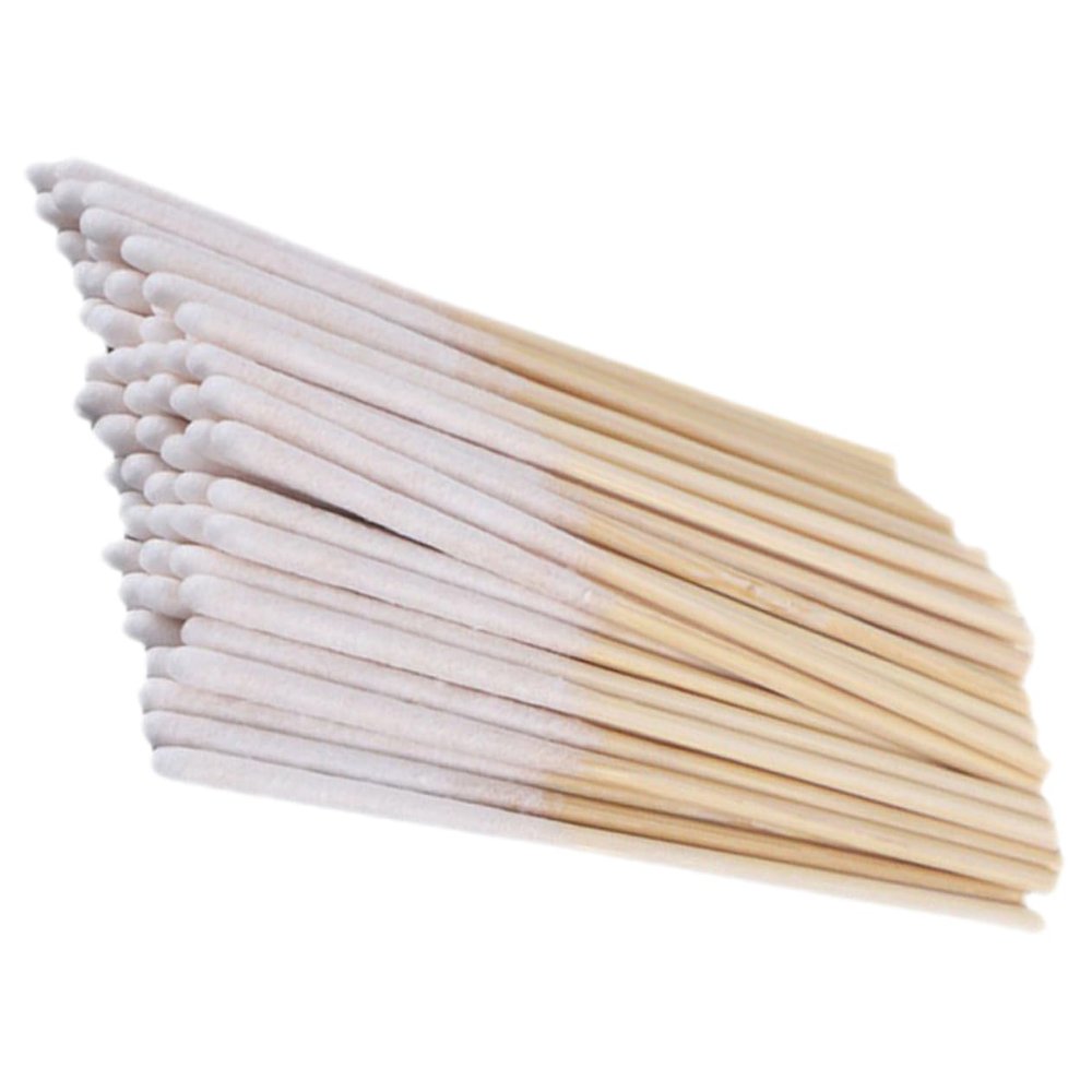 FOMIYES 60pcs Ear Cleaning Cotton Swabs Disposable Cleaning Cotton Sticks Makeup