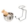 Beatifufu Men's Shaving Brush Set Foaming Bowl Stand Barber Grade Shaving Tool for Men view 1