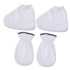 FOMIYES 4pcs Paraffin Wax Mitts Booties for Hand Foot Care Dead Skin Remover Heat Therapy Spa Glove view 1