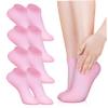 FOMIYES 5pairs Silicone Gel Moisturizing Socks for Women of Foot Care Socks for Dry Cracked Feet for Spa Use and Daily Hydration view 1