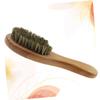FOMIYES 2pcs Beard Styling Maker Beard Bristle Comb Hair Brush Wooden Handle for Men Mustache Brush view 3