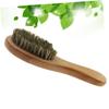 FOMIYES 2pcs Beard Styling Maker Beard Bristle Comb Hair Brush Wooden Handle for Men Mustache Brush view 4