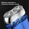 Electric Shaver Rechargeable Portable Shaver Travel Shaver Electric Shaver Cordless Face Shaving Trimmer For Home Car view 2