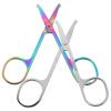 Baluue 2pcs Trimming Scissors for Eyebrow Nose Hair Beard Grooming Skin-Friendly Design for Use for Men and Women view 1
