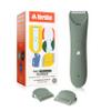 MERIDIAN Slimmer Trimmer  Electric Razor for Women, Bikini Line & Pubic Hair Trimmer, Rechargeable & Waterproof, Painless, Flawless Shave for Sensitive Skin, Gentle, Quiet & Travel-Friendly, Sage view 1