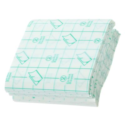 Didiseaon 100pcs Pu Film Makeup Mixing Trays Professional Hand Color Mixing Palette for Liquid Foundation Easy to Use for Nail Art and Personal Makeup Random Styles