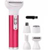 Hair Remover for Women,Painless Electric Shaver USB Rechargeable,Eyebrow Nose Trimmer,Body Waterproof Bikini Facial Hair Removal for Women (Pink) view 1