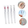 FRCOLOR Skin-friendly Silicone Eyeshadow Applicators Reusable Lip Brushes for Lipstick Cream Makeup view 3