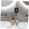 Ipetboom 4pcs Wall-mounted Storage Rack Plastic Shaving Accessories Holder for Bathroom Easy to Install Stand for Organized Shaving Essentials view 3