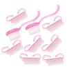 FOMIYES 1set Nail Brush Cleaning Kit Soft Scrubbing Tools for Manicure Pedicure Dust Removal Random Colors Essential Nail Care Accessories view 1