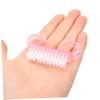 FOMIYES 1set Nail Brush Cleaning Kit Soft Scrubbing Tools for Manicure Pedicure Dust Removal Random Colors Essential Nail Care Accessories view 4