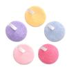 FOMIYES 5pcs Rounded Makeup Face Cleaning Pads Elf Powder Puff Alternative Makeup Remover Pads for Skin Types view 1