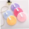 FOMIYES 5pcs Rounded Makeup Face Cleaning Pads Elf Powder Puff Alternative Makeup Remover Pads for Skin Types view 2