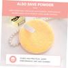 FOMIYES 5pcs Rounded Makeup Face Cleaning Pads Elf Powder Puff Alternative Makeup Remover Pads for Skin Types view 4