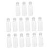 Didiseaon 15pcs Plastic Mushroom Cap Bottles for Toner and Lotion Storage Cosmetic Sub Bottles for Body Lotion and Shampoo Refillable Travel Containers view 1