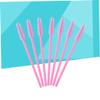 HONMEET 100pcs Pink Eyelash Mascara Wands Lightweight Portable Great for Lash Separation Curling Extensions for Travel Beauty Salons view 2