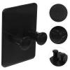 TOVINANNA 4pcs Shaving Stand Holder Bathroom Storage Rack Easy to Install Wall-mounted Organizer for Bathroom Black Design view 4