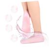 FOMIYES 1set Socks Exfoliating Gloves Moisturizing Foot Care Kit Callus Remover Socks for Rough Skin Hand Treatment Pink view 4