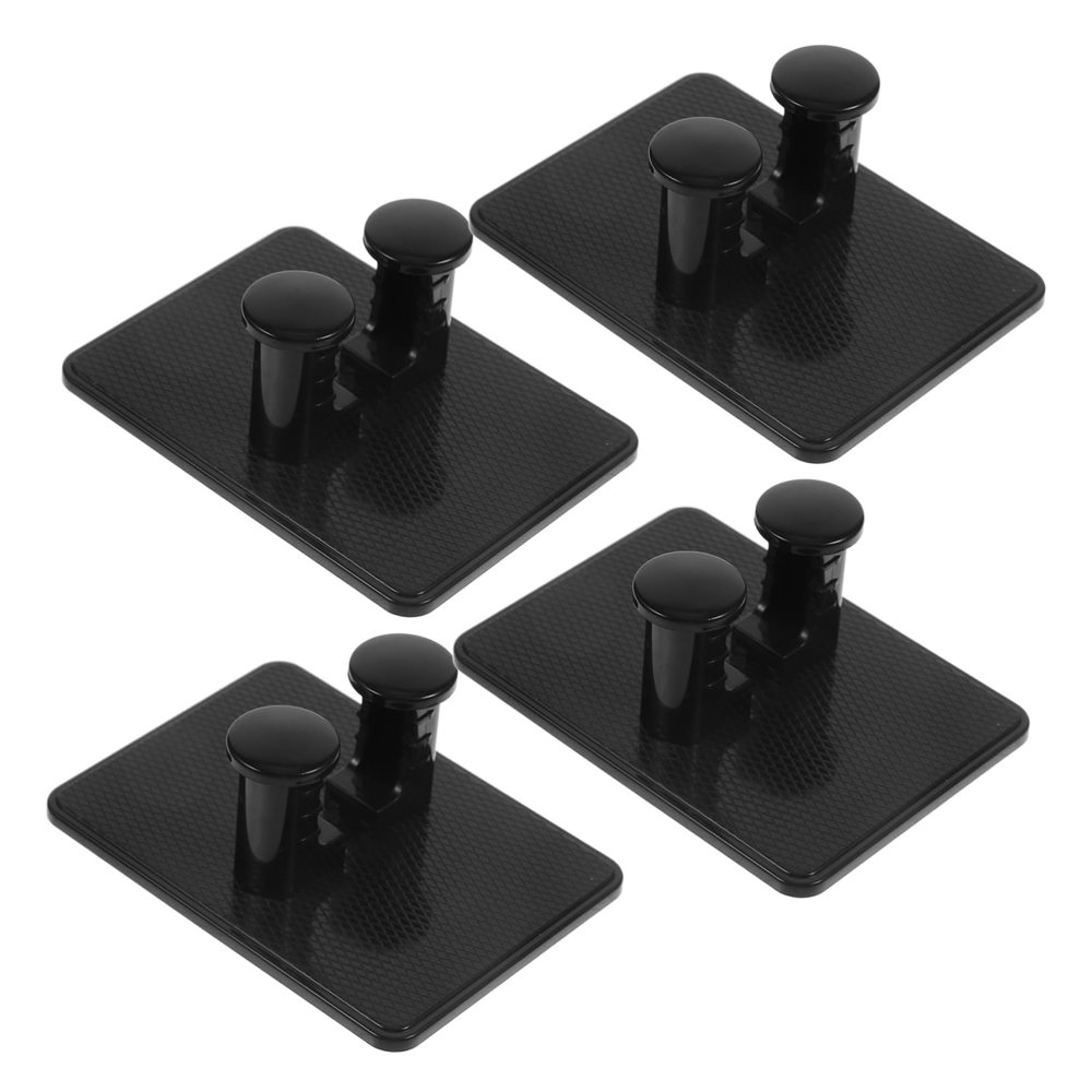 Didiseaon Shower Hooks Wall Mounted Razor Holder Plastic Razor Rack for Bathroom Supply