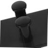 Didiseaon Shower Hooks Wall Mounted Razor Holder Plastic Razor Rack for Bathroom Supply view 3