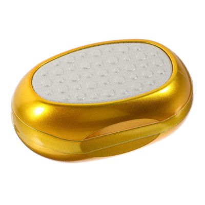 FOMIYES 1pc Nano Glass Foot File Exfoliating Scrub Pedicure Tool for Dead Skin and Removal and Multifunctional Foot Care Device Gold