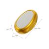 FOMIYES 1pc Nano Glass Foot File Exfoliating Scrub Pedicure Tool for Dead Skin and Removal and Multifunctional Foot Care Device Gold view 2