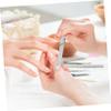 BIUDECO 2pcs Stainless Steel Nail File for Fingertips Toenails Double-Sided Pedicure Tools Leather Case view 2