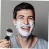 Ipetboom Ergonomic Handle Shave Brush Barber Duster Brush Men's Beard Long-lasting for Men view 2