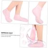 Didiseaon Moisturizing Callus Remover Socks and Gloves Set Pink Foot Care for Dry Cracked Softens and Nourishes Skin Comfortable Fit for Women s view 2